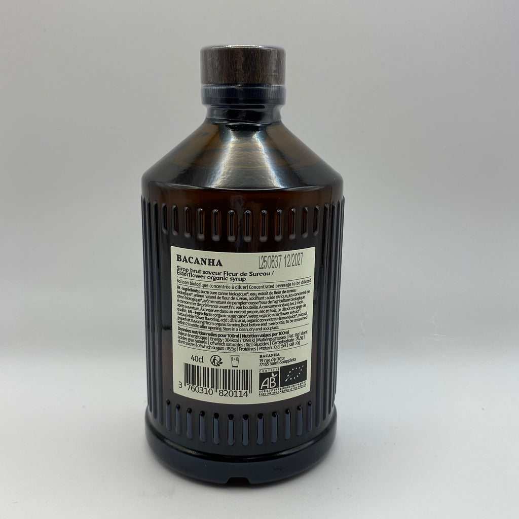 Bacanha Sirop, Fleur de Sureau