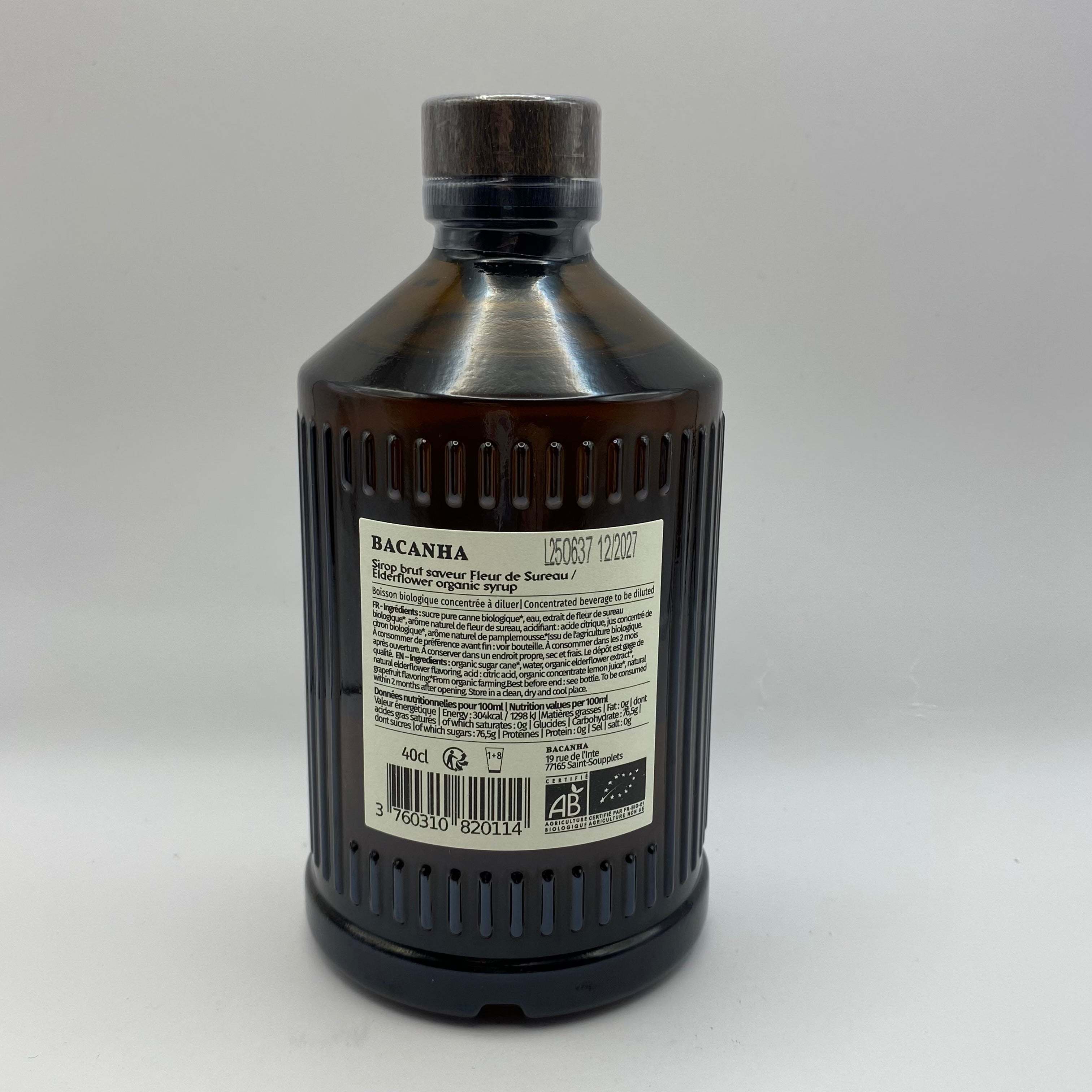 Bacanha Sirop, Fleur de Sureau