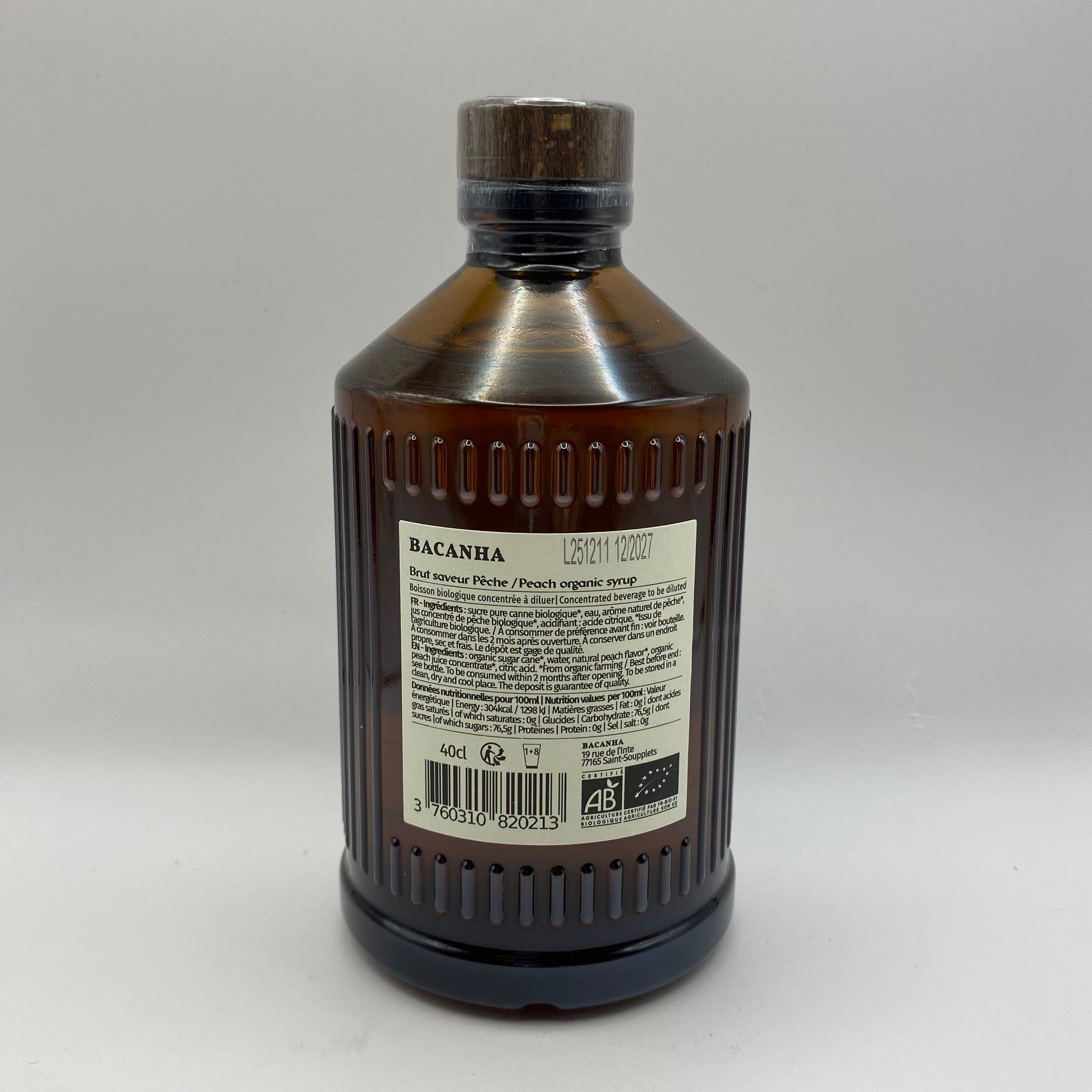 Bacanha Sirop, Peche