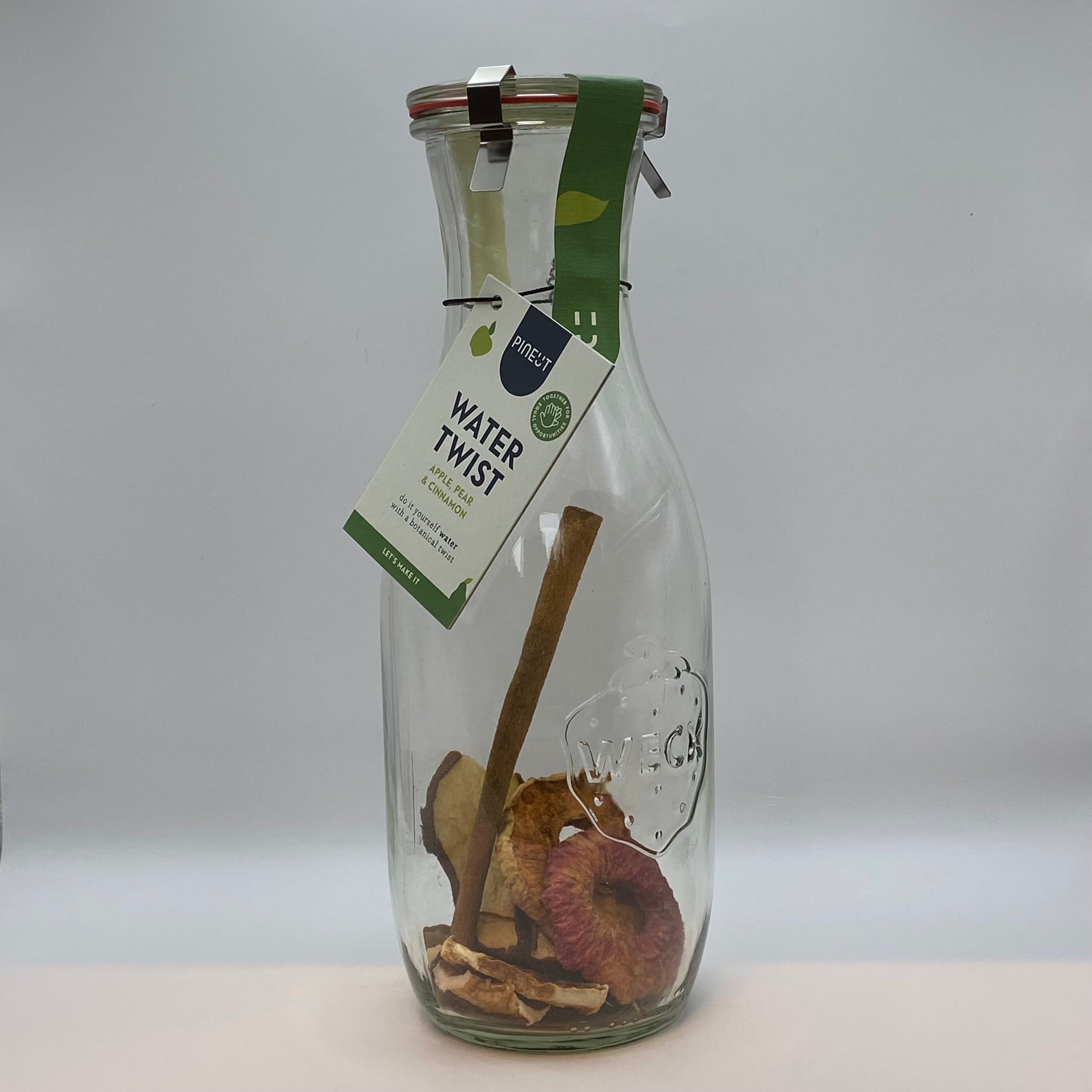 Pineut, Water Twist.  Apple, Pear, Cinnamon