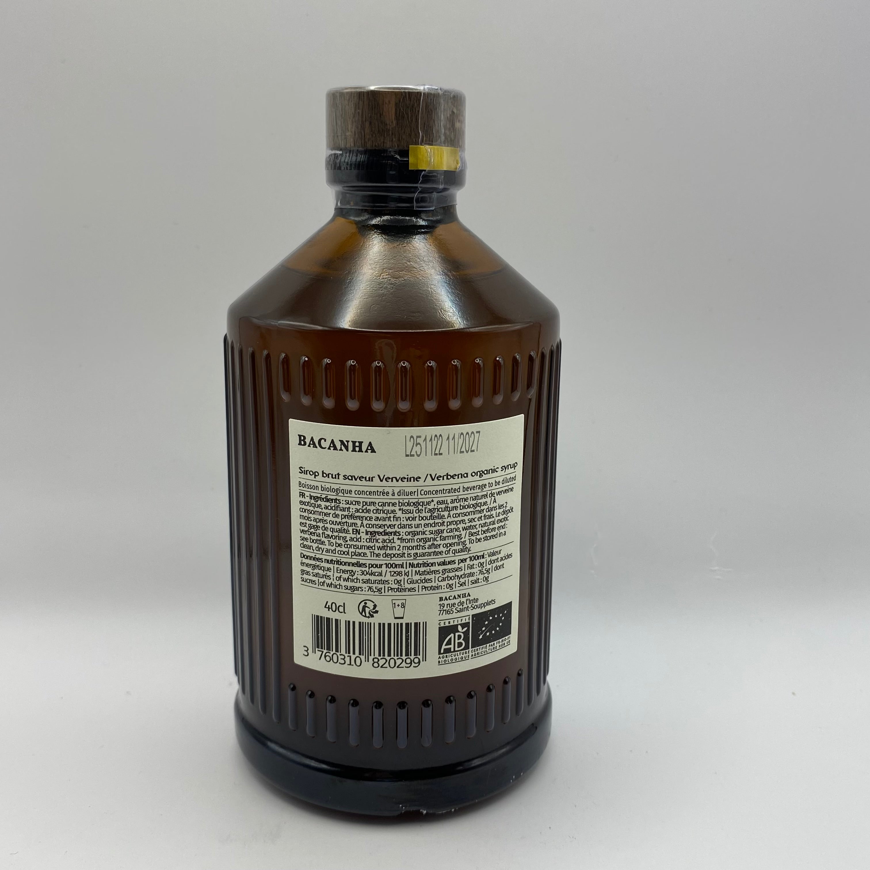Bacanha Sirop, Verveine