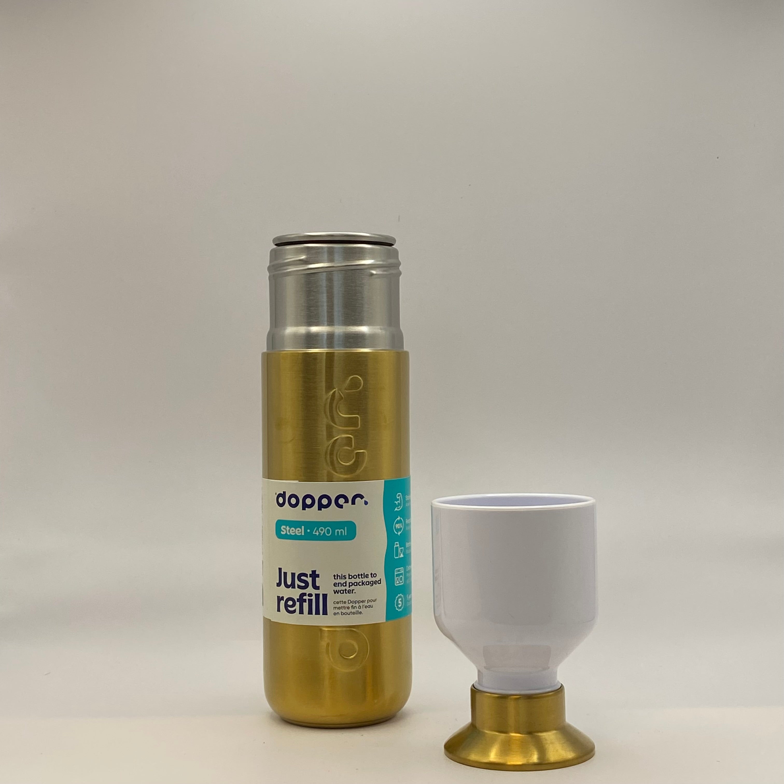 Dopper Steel, 490 ml, Gold
