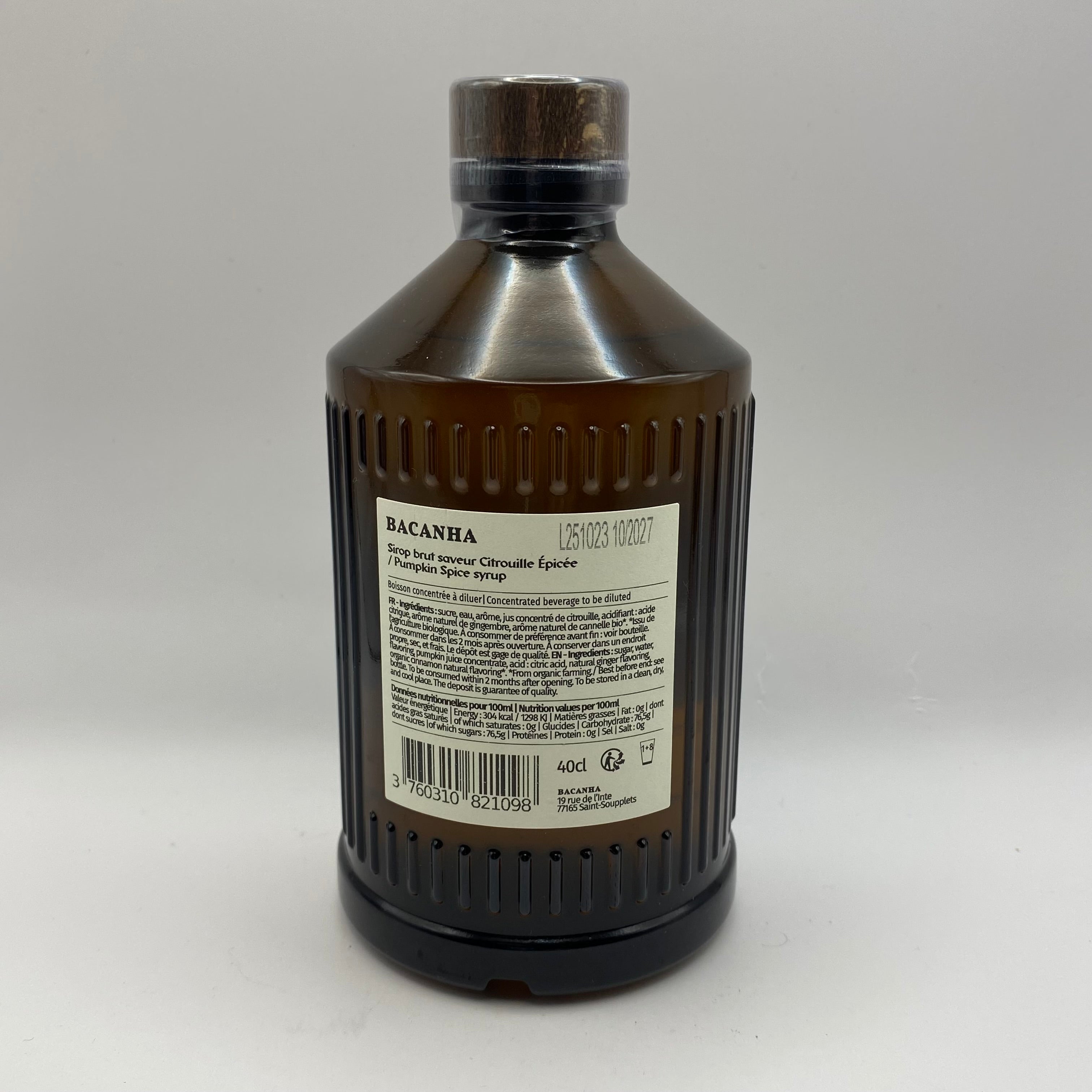 Bacanha Sirop, Pumpkin Spice