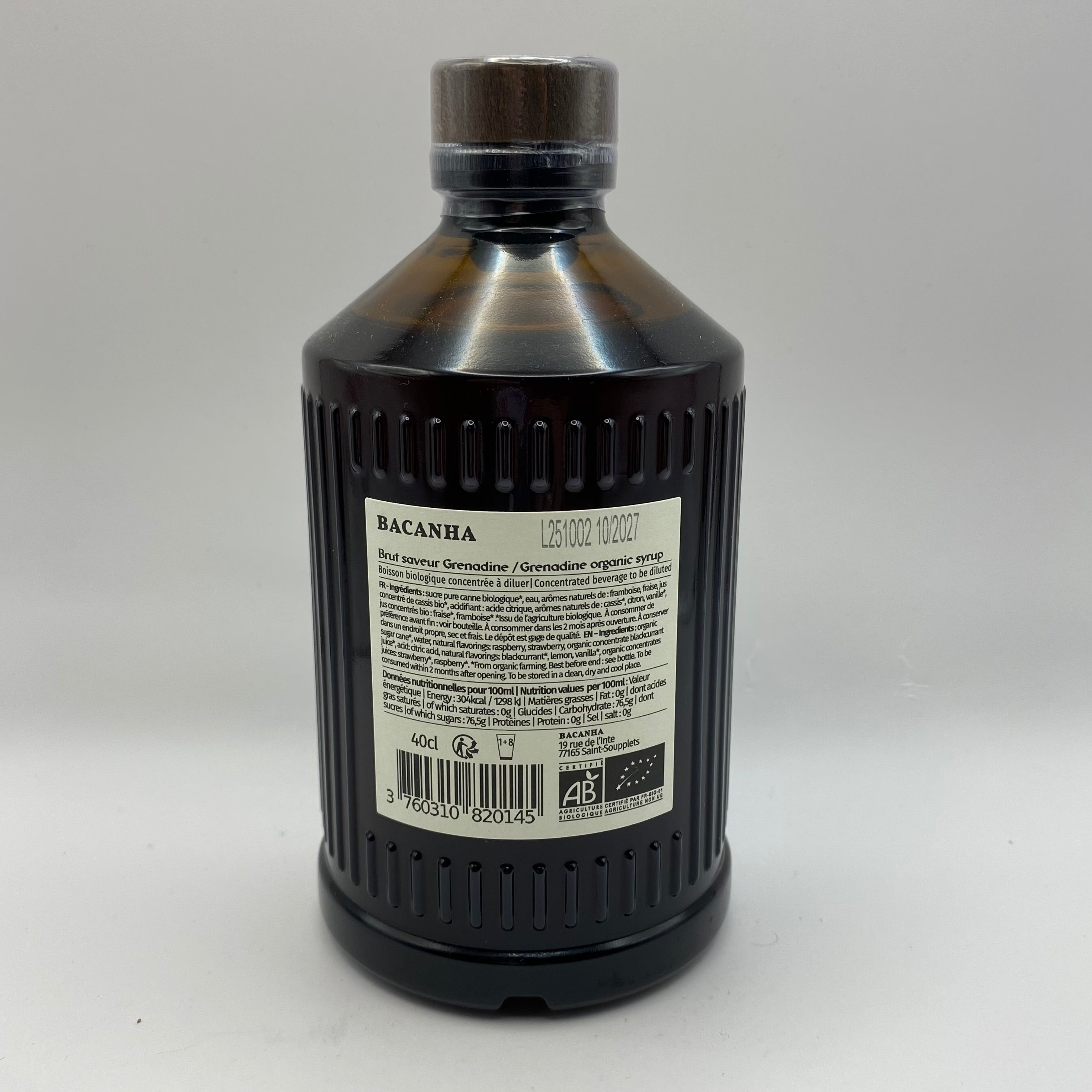 Bacanha Sirop, Grenadine