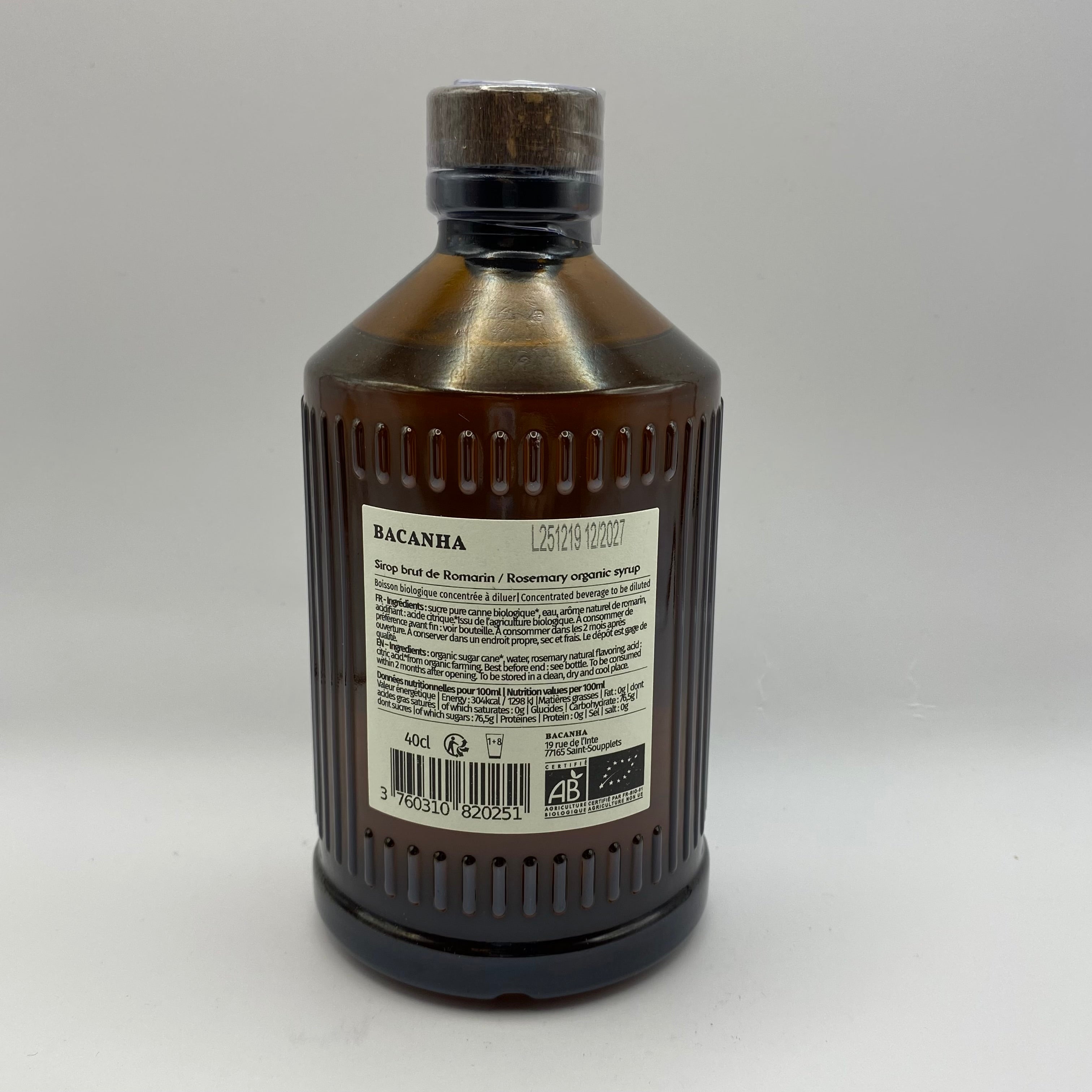 Bacanha Sirop, Romarin