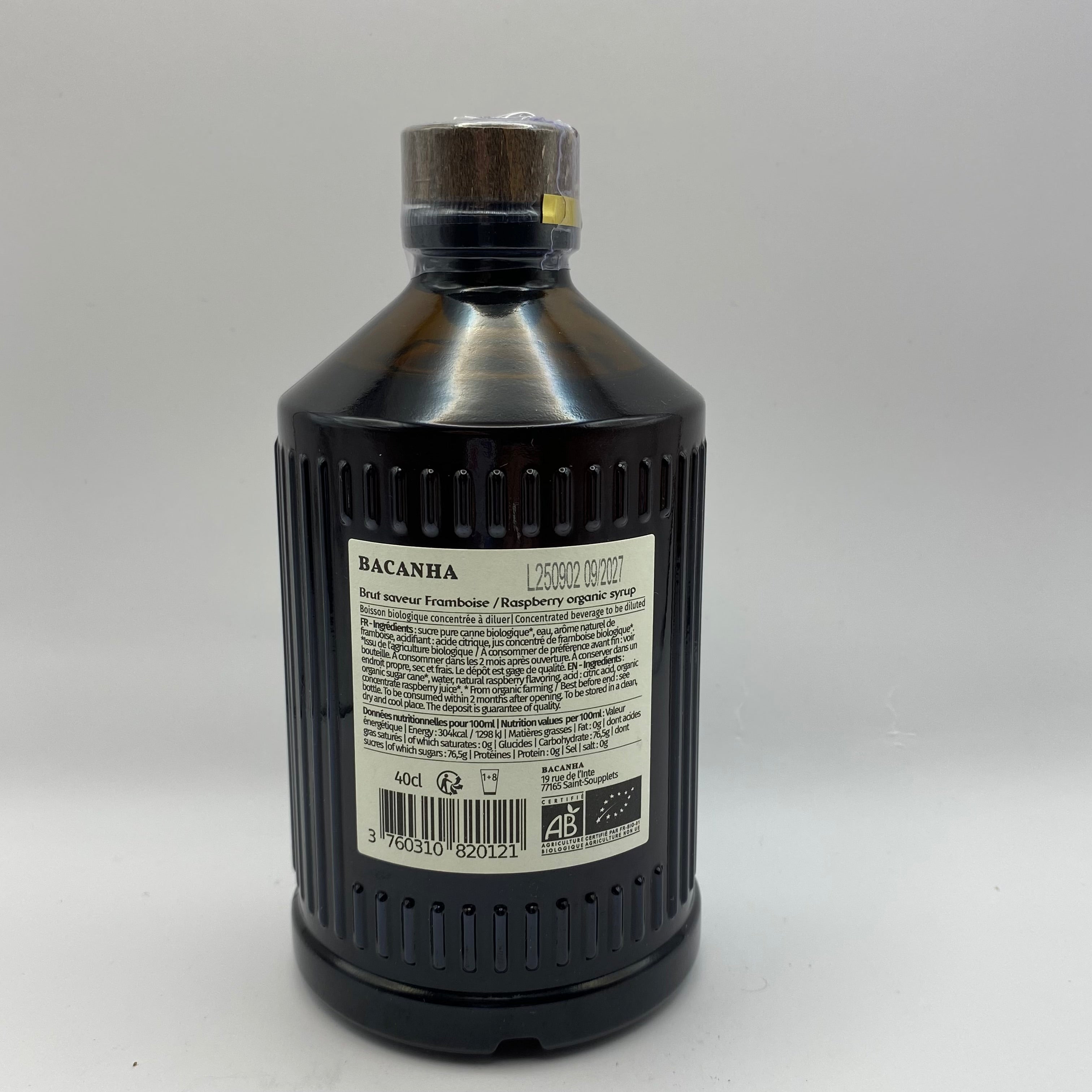 Bacanha Sirop, Framboise