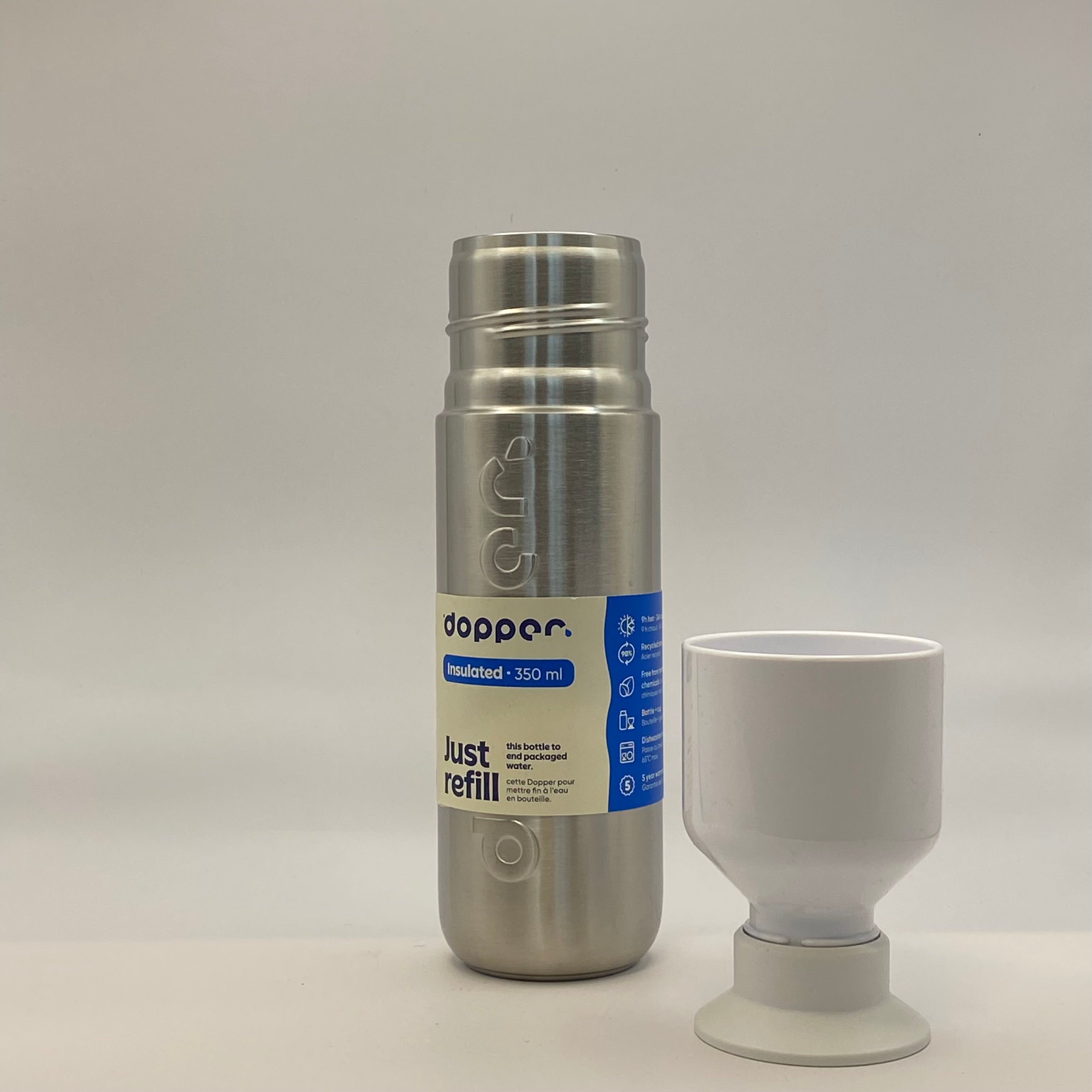 Dopper Insulated, 350 ml, Silver