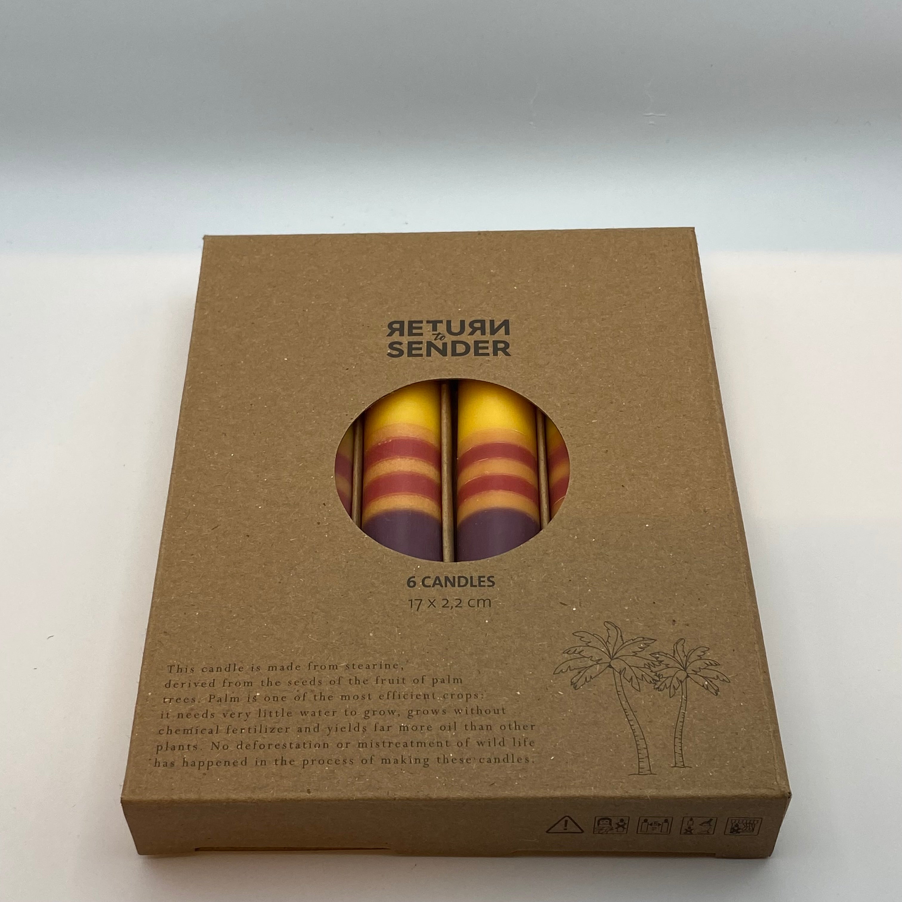 Return To Sender. Kaarsen 17 cm Spice