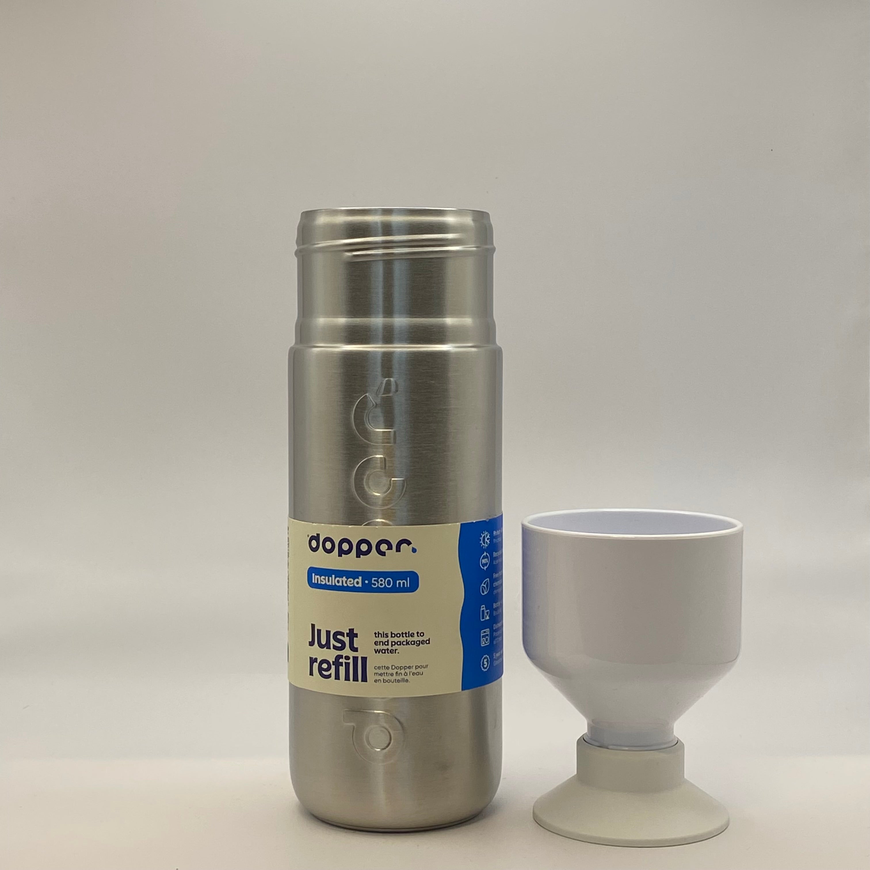 Dopper Insulated, 580 ml, Silver
