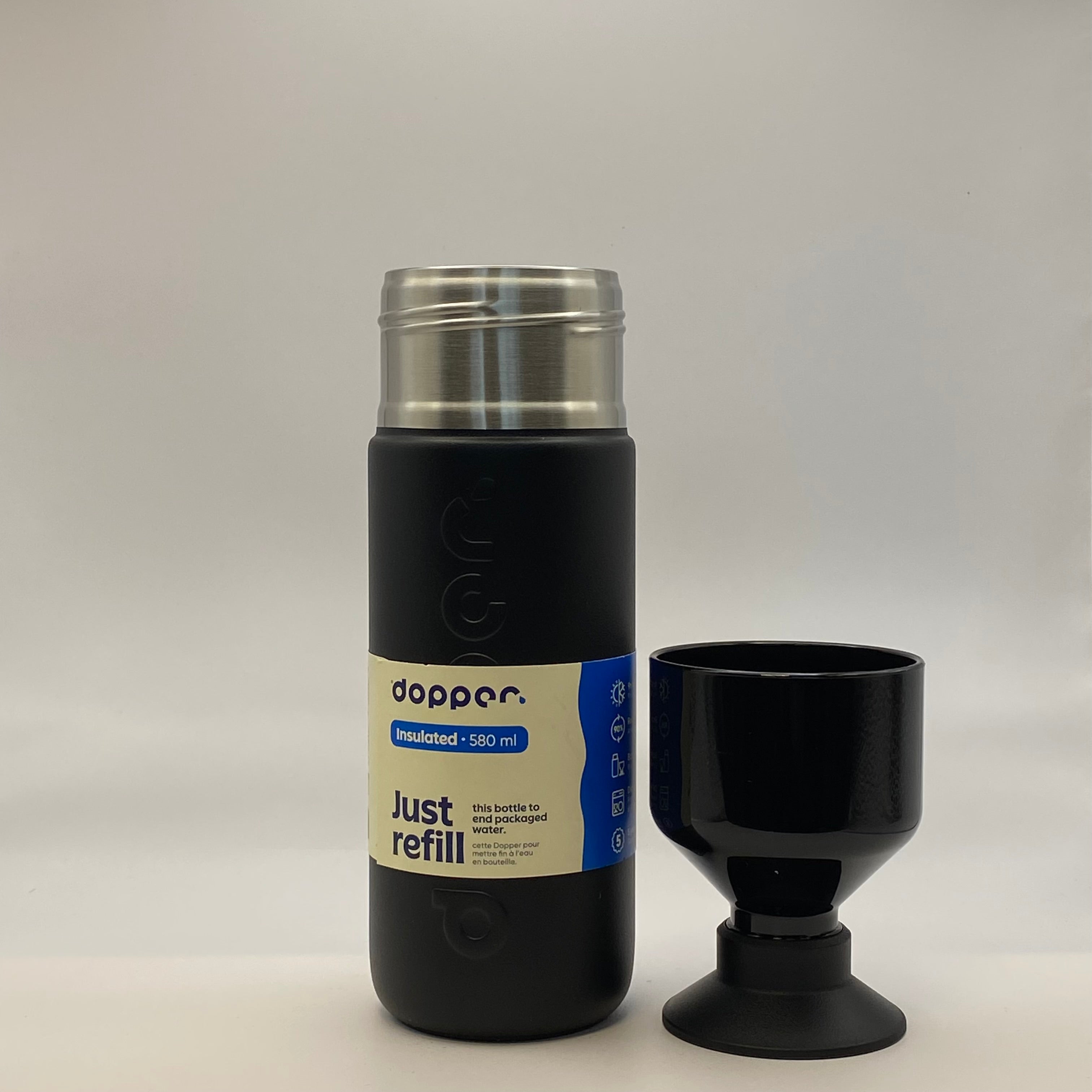 Dopper Insulated, 580 ml, Blazing black