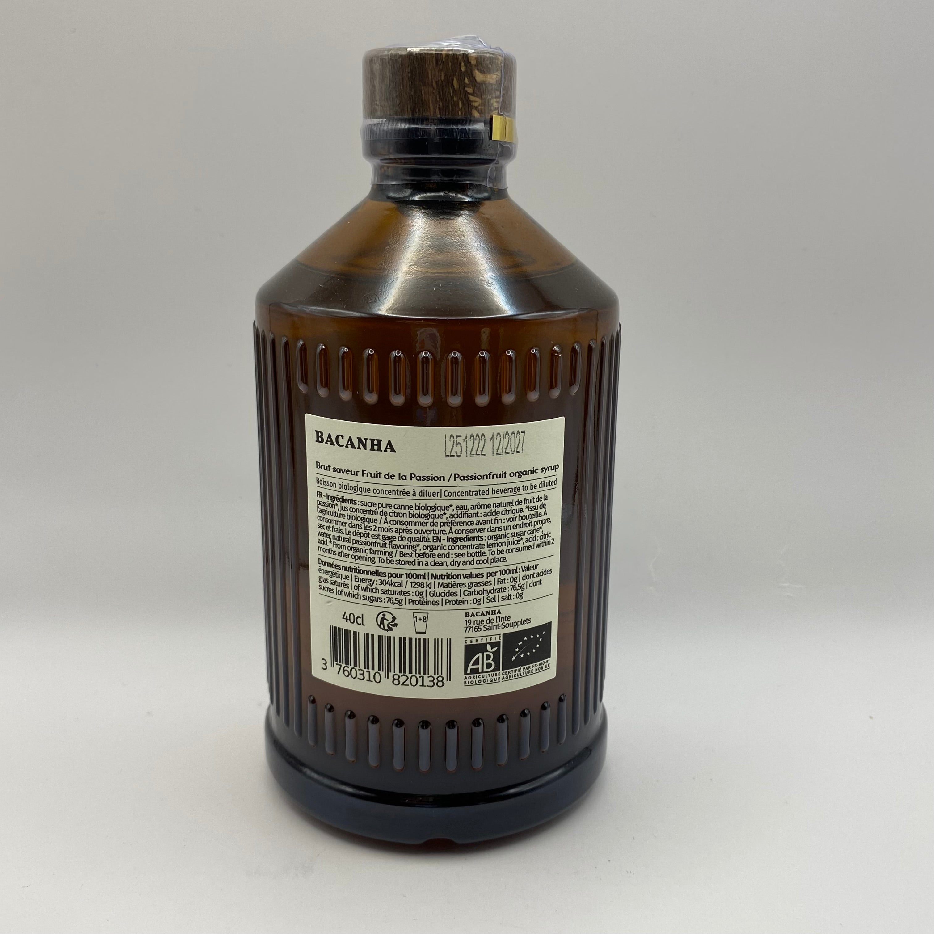 Bacanha Sirop, Fruit de la Passion