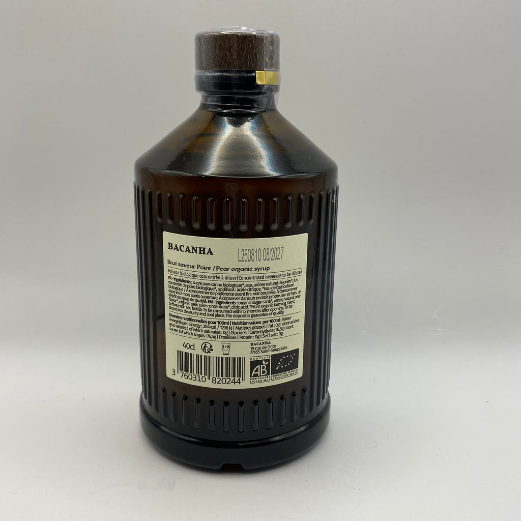Bacanha Sirop, Poire