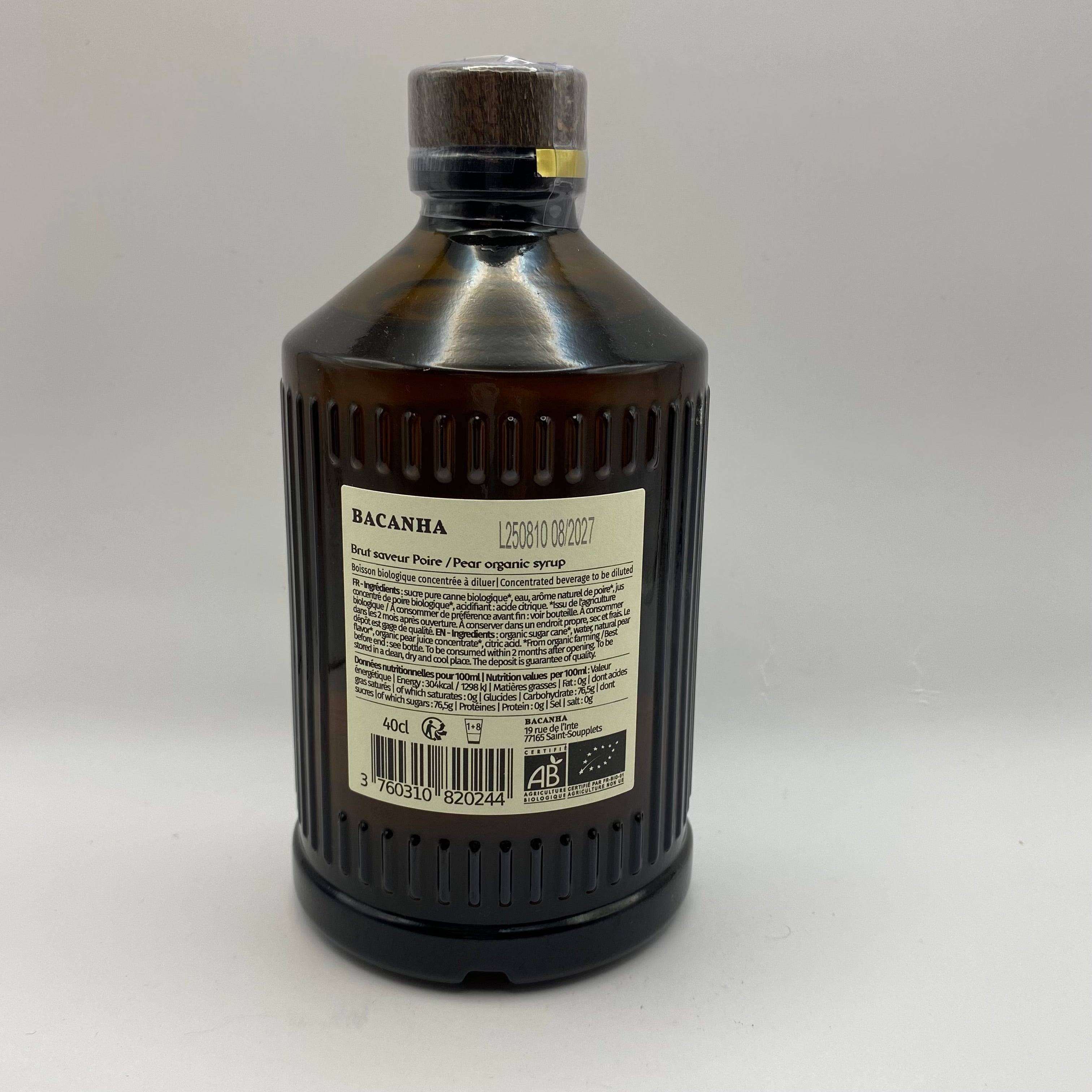 Bacanha Sirop, Poire