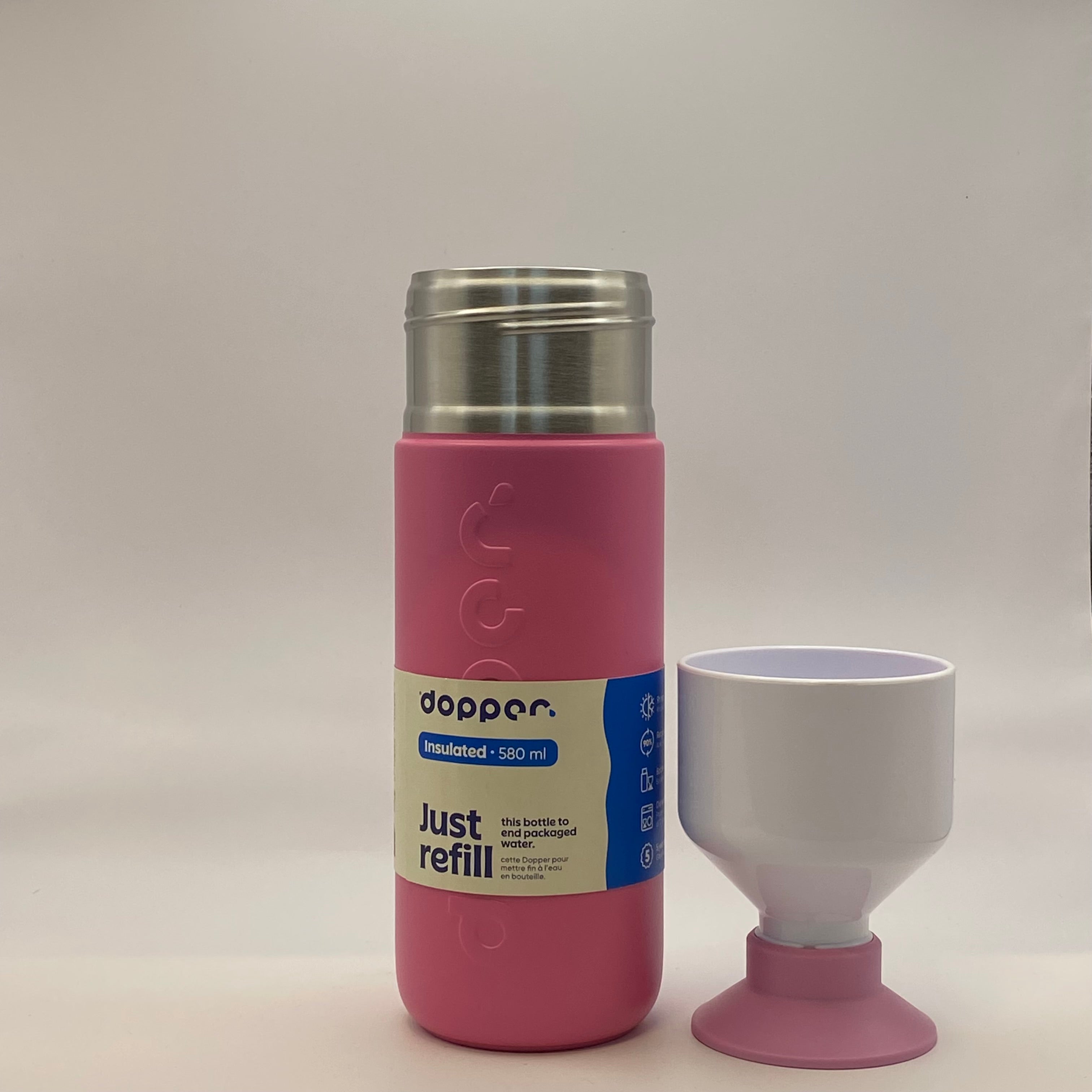 Dopper Insulated, 580 ml,Pelican pink