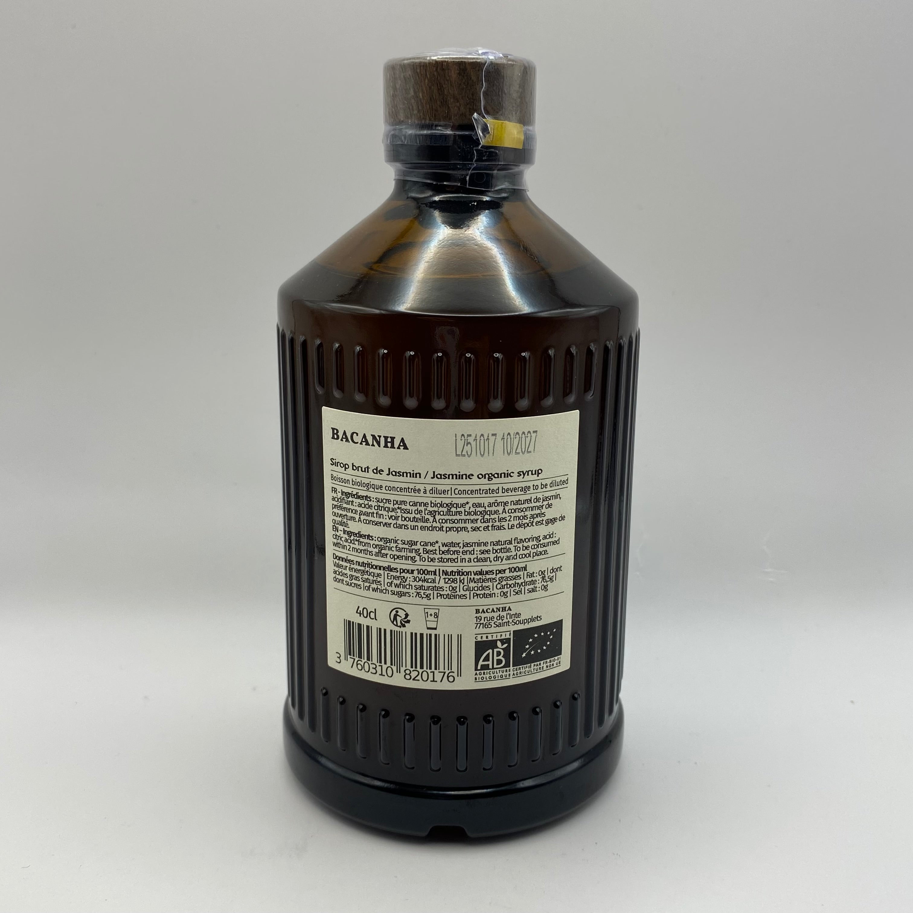 Bacanha Sirop, Jasmin