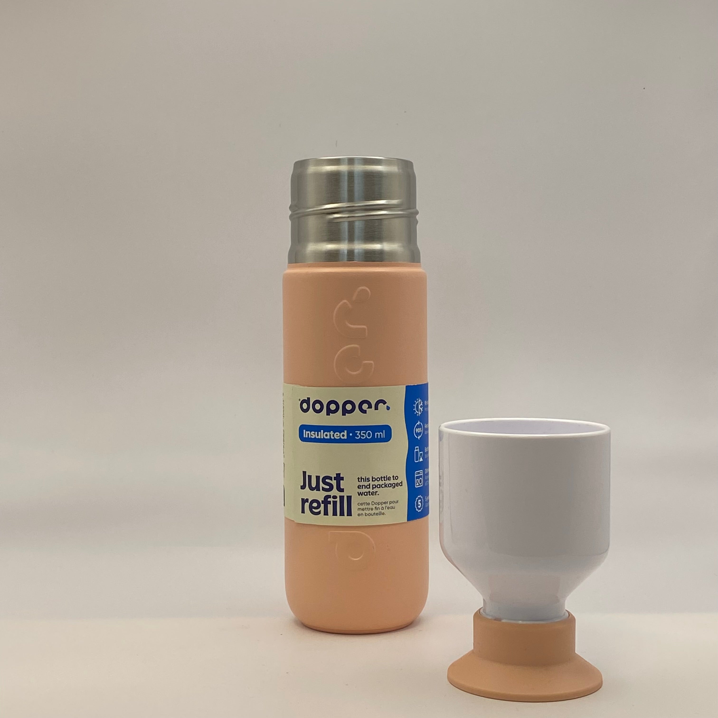 Dopper Insulated, 350 ml, Pebble Peach
