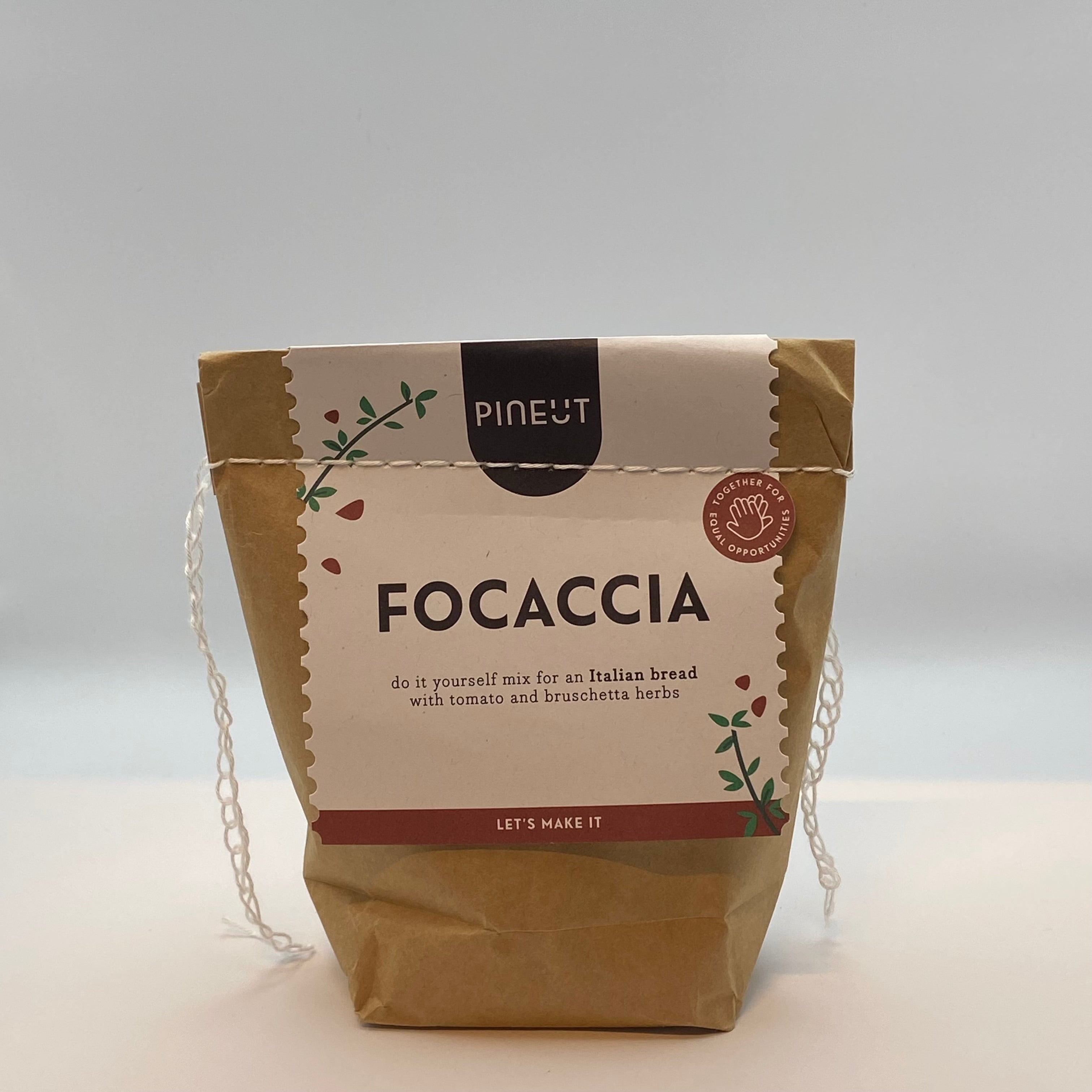 Pineut, Focaccia, Tomato and Bruschetta Herbs