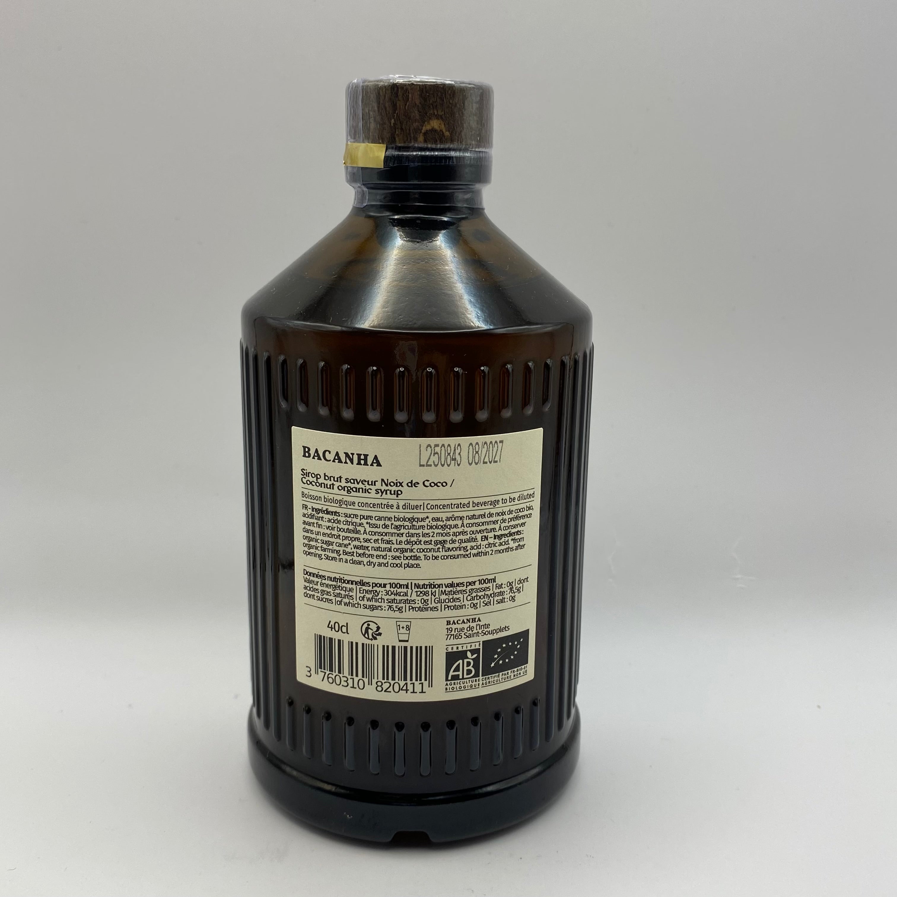 Bacanha Sirop, Noix de Coco
