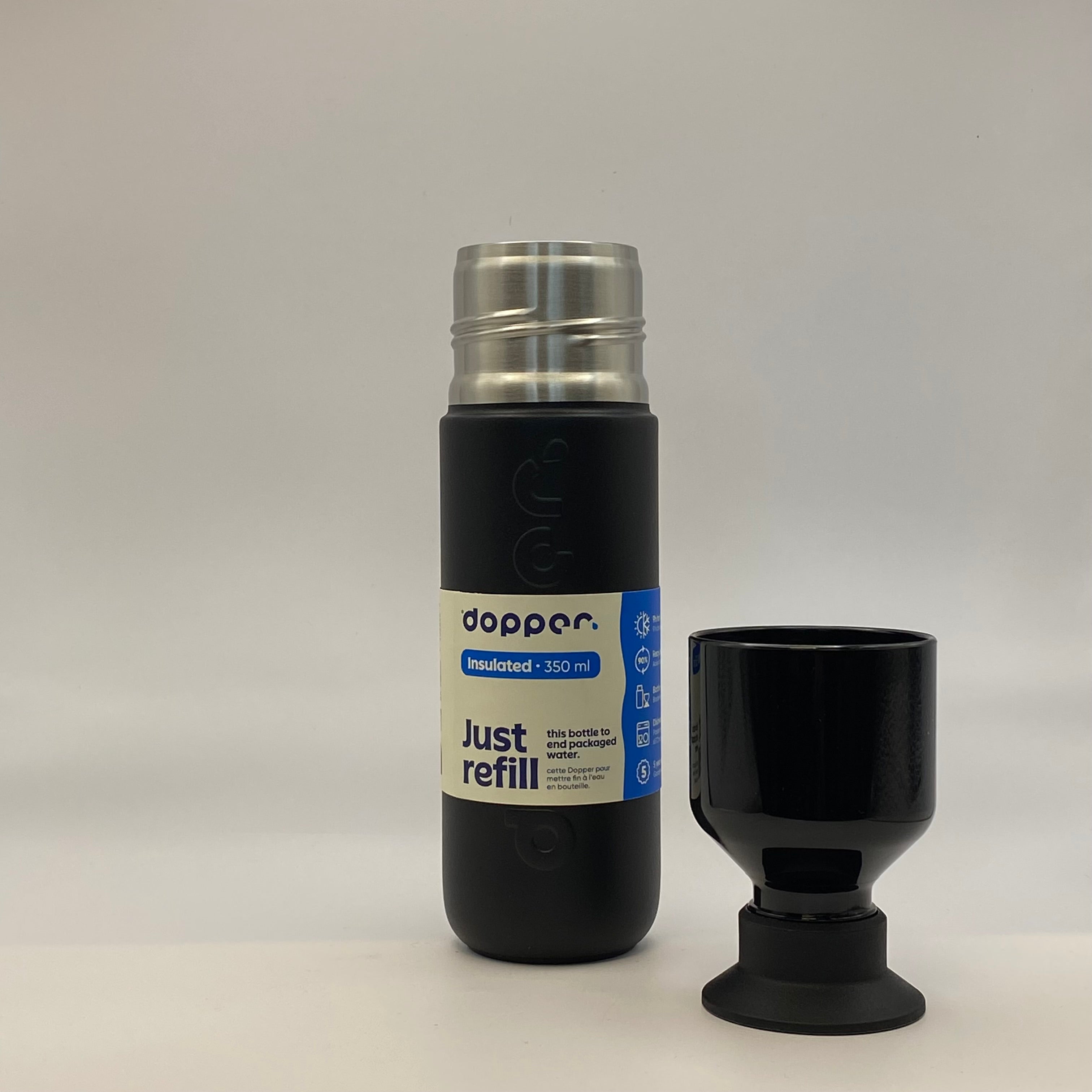 Dopper Insulated, 350 ml, Blazing Black