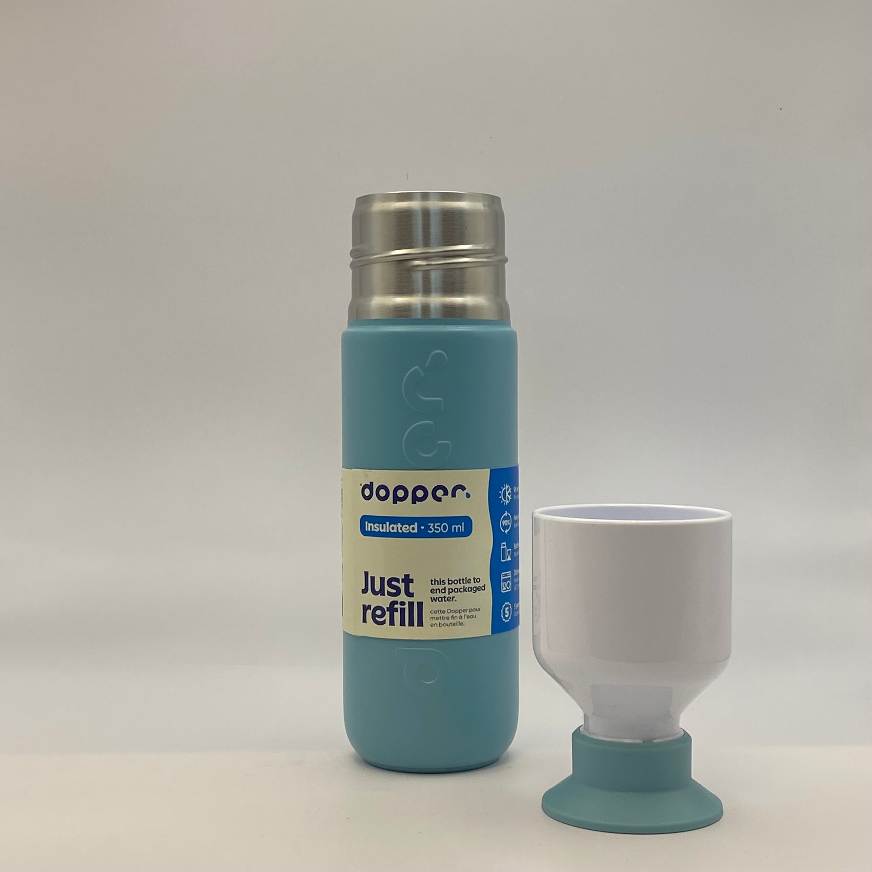 Dopper Insulated, 350 ml, Bottlenose Blue